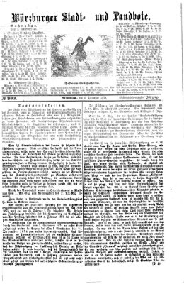 Würzburger Stadt- und Landbote Mittwoch 9. Dezember 1874