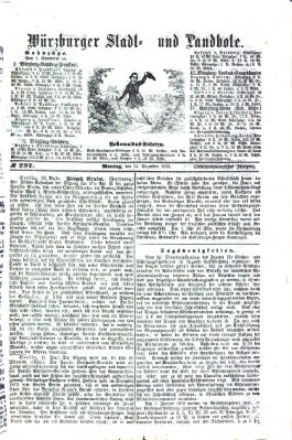 Würzburger Stadt- und Landbote Montag 14. Dezember 1874