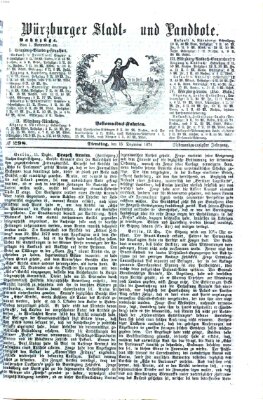 Würzburger Stadt- und Landbote Dienstag 15. Dezember 1874