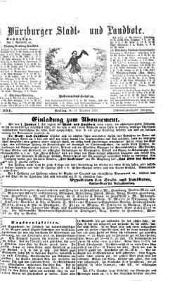 Würzburger Stadt- und Landbote Freitag 18. Dezember 1874