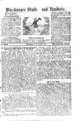 Würzburger Stadt- und Landbote Samstag 19. Dezember 1874