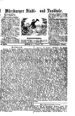 Würzburger Stadt- und Landbote Montag 21. Dezember 1874