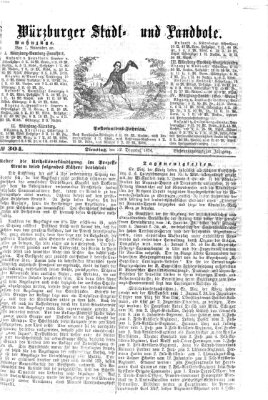 Würzburger Stadt- und Landbote Dienstag 22. Dezember 1874