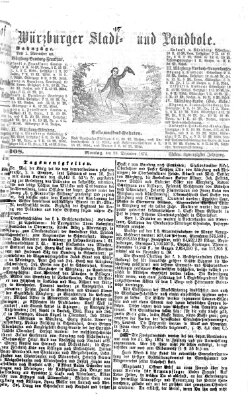 Würzburger Stadt- und Landbote Montag 28. Dezember 1874