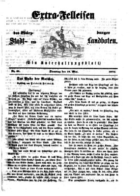 Extra-Felleisen (Würzburger Stadt- und Landbote) Dienstag 19. Mai 1874