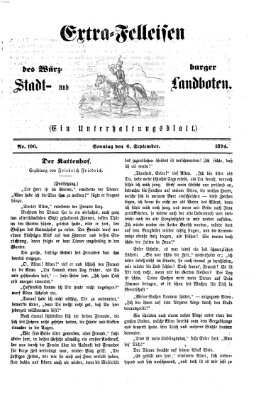 Extra-Felleisen (Würzburger Stadt- und Landbote) Sonntag 6. September 1874