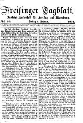 Freisinger Tagblatt (Freisinger Wochenblatt) Freitag 6. Februar 1874