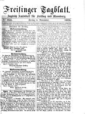 Freisinger Tagblatt (Freisinger Wochenblatt) Freitag 6. November 1874