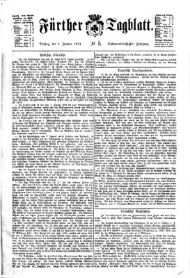 Fürther Tagblatt Dienstag 6. Januar 1874