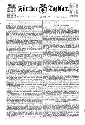 Fürther Tagblatt Mittwoch 4. Februar 1874