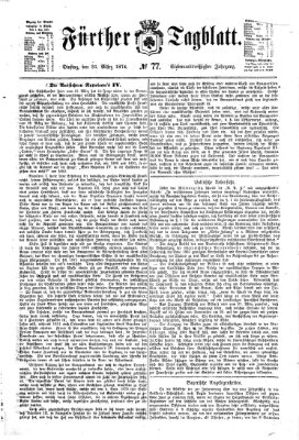 Fürther Tagblatt Dienstag 31. März 1874