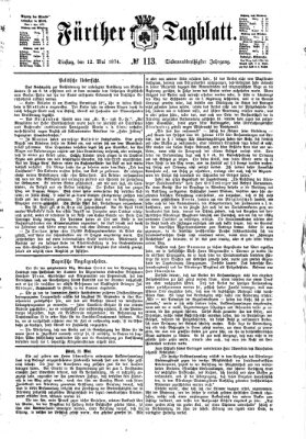 Fürther Tagblatt Dienstag 12. Mai 1874