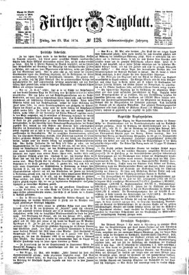 Fürther Tagblatt Freitag 29. Mai 1874