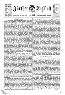 Fürther Tagblatt Freitag 19. Juni 1874