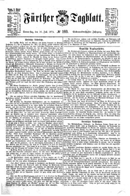 Fürther Tagblatt Donnerstag 16. Juli 1874