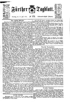 Fürther Tagblatt Sonntag 19. Juli 1874