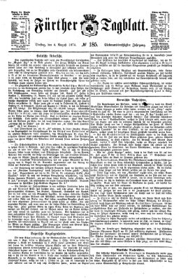 Fürther Tagblatt Dienstag 4. August 1874