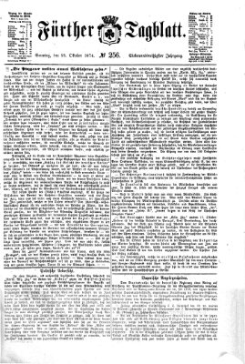 Fürther Tagblatt Sonntag 25. Oktober 1874