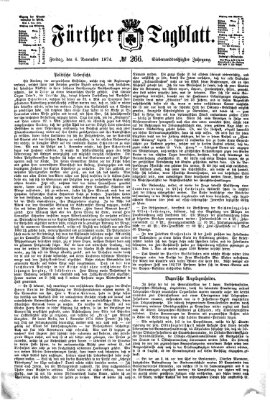 Fürther Tagblatt Freitag 6. November 1874