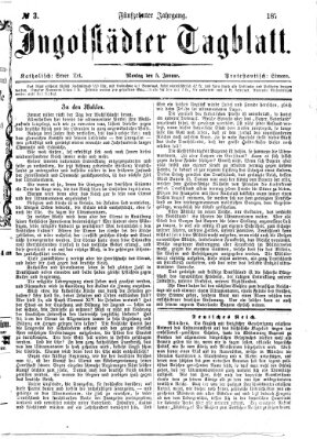 Ingolstädter Tagblatt Montag 5. Januar 1874