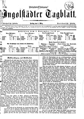 Ingolstädter Tagblatt Freitag 6. März 1874