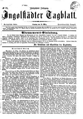 Ingolstädter Tagblatt Dienstag 31. März 1874