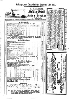 Ingolstädter Tagblatt Dienstag 14. Juli 1874