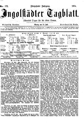 Ingolstädter Tagblatt Montag 27. Juli 1874