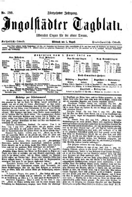 Ingolstädter Tagblatt Mittwoch 5. August 1874