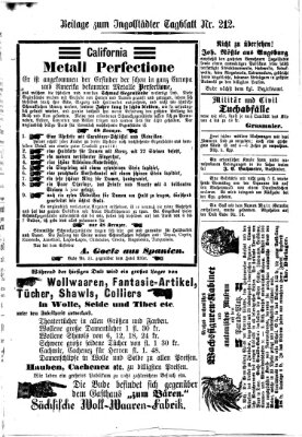 Ingolstädter Tagblatt Samstag 12. September 1874