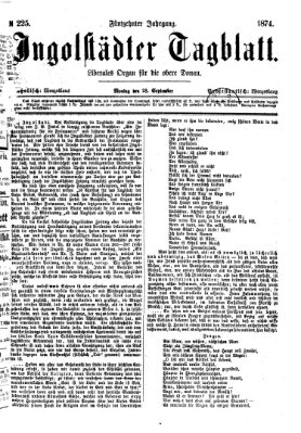 Ingolstädter Tagblatt Montag 28. September 1874