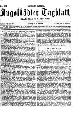 Ingolstädter Tagblatt Montag 9. November 1874