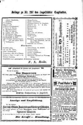 Ingolstädter Tagblatt Montag 21. Dezember 1874