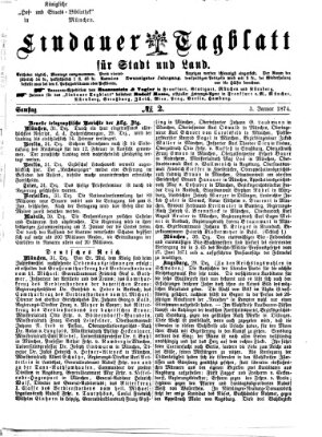 Lindauer Tagblatt für Stadt und Land Samstag 3. Januar 1874