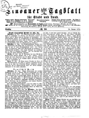 Lindauer Tagblatt für Stadt und Land Samstag 24. Januar 1874