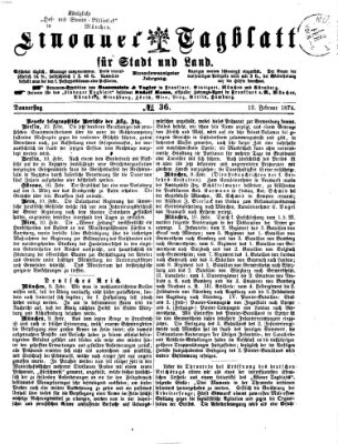 Lindauer Tagblatt für Stadt und Land Donnerstag 12. Februar 1874