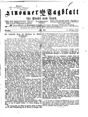 Lindauer Tagblatt für Stadt und Land Samstag 14. Februar 1874