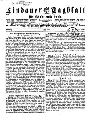 Lindauer Tagblatt für Stadt und Land Sonntag 22. Februar 1874