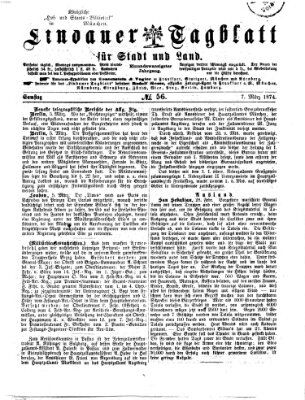 Lindauer Tagblatt für Stadt und Land Samstag 7. März 1874