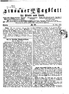 Lindauer Tagblatt für Stadt und Land Sonntag 22. März 1874