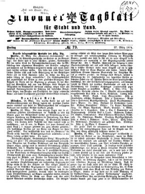 Lindauer Tagblatt für Stadt und Land Freitag 27. März 1874