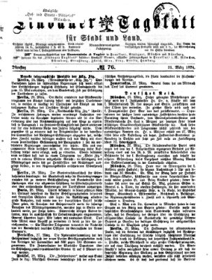 Lindauer Tagblatt für Stadt und Land Dienstag 31. März 1874