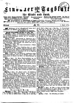 Lindauer Tagblatt für Stadt und Land Mittwoch 8. April 1874