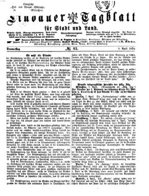 Lindauer Tagblatt für Stadt und Land Donnerstag 9. April 1874