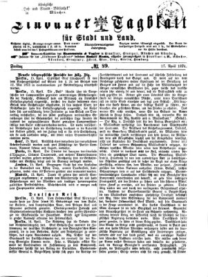 Lindauer Tagblatt für Stadt und Land Freitag 17. April 1874