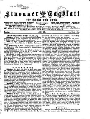 Lindauer Tagblatt für Stadt und Land Freitag 24. April 1874