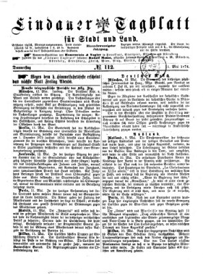 Lindauer Tagblatt für Stadt und Land Donnerstag 14. Mai 1874