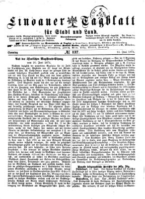 Lindauer Tagblatt für Stadt und Land Sonntag 14. Juni 1874