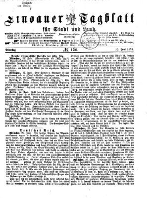 Lindauer Tagblatt für Stadt und Land Dienstag 30. Juni 1874