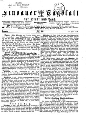 Lindauer Tagblatt für Stadt und Land Sonntag 12. Juli 1874